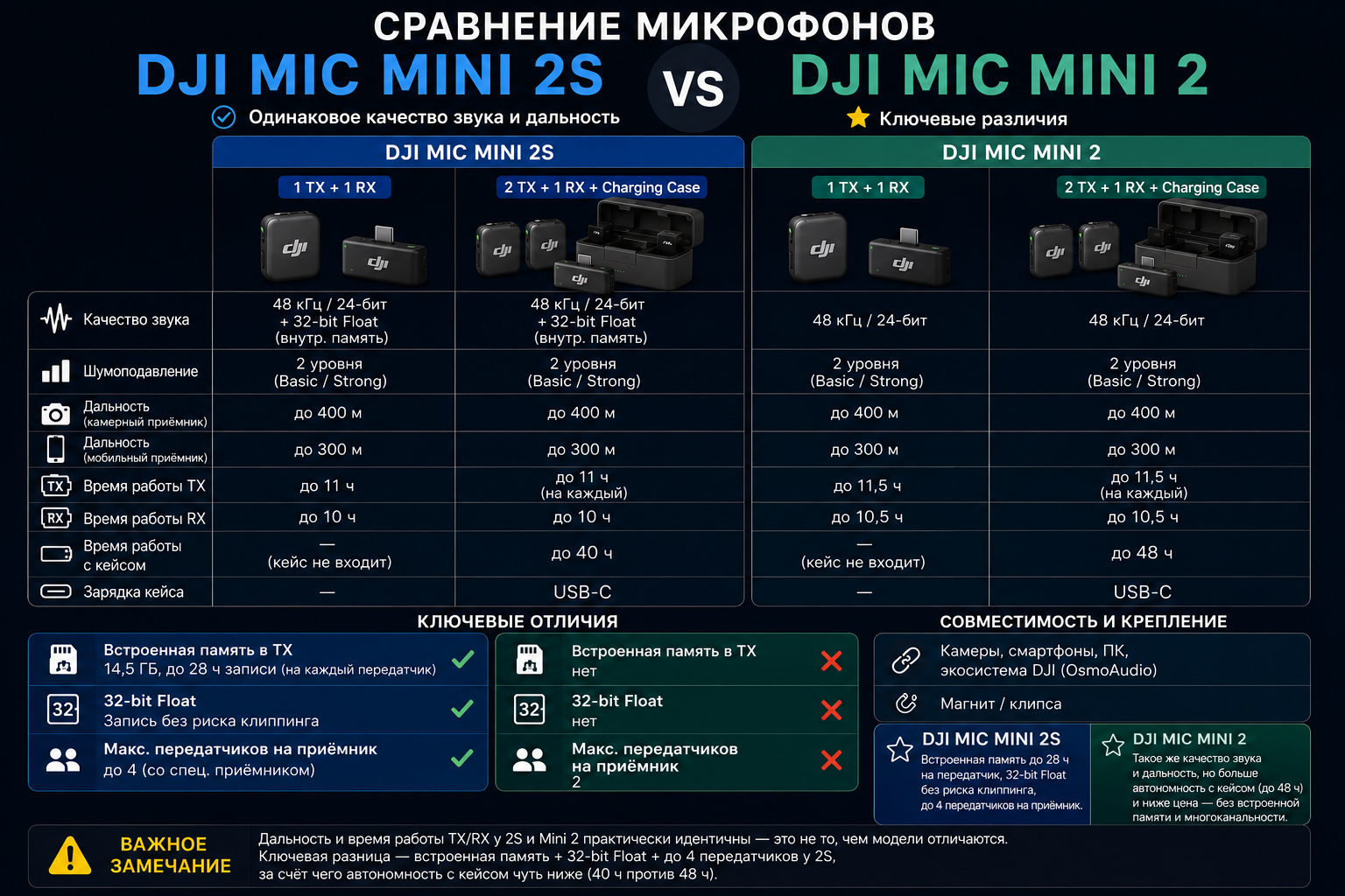 Микрофон DJI Mic Mini 2S (1 TX + 1 RX) — фото 6