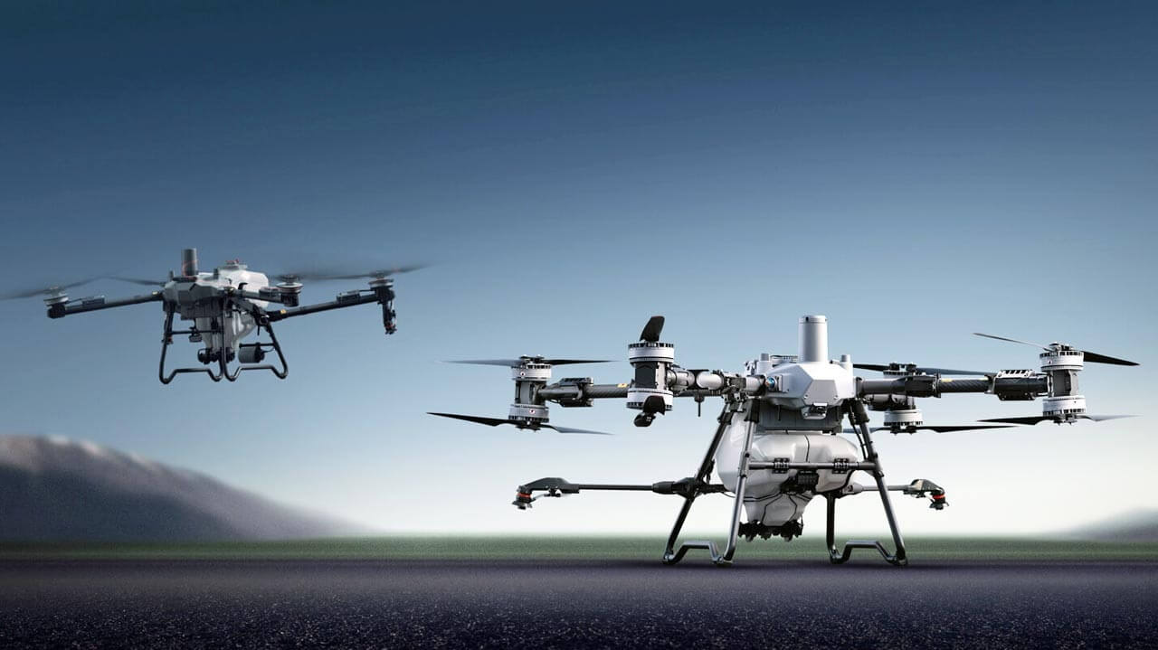 DJI анонсировала новые агродроны для сельского хозяйства — модели Agras T100 и T70(Р) DJI анонсировала новые агродроны для сельского хозяйства — модели Agras T100 и T70(Р)