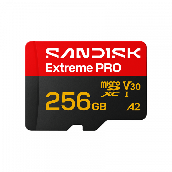 Карта памяти SanDisk Extreme PRO microSDXC 256 ГБ