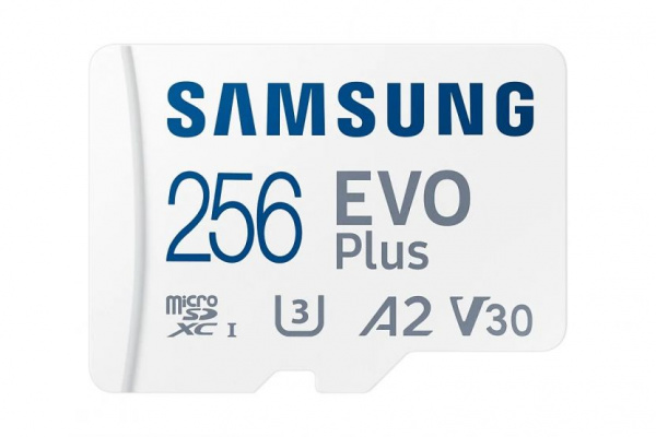 SD Карта памяти microSDXC UHS-I U3 Samsung EVO PLUS 256 ГБ
